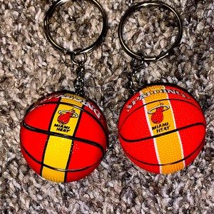 Miami heat keychain